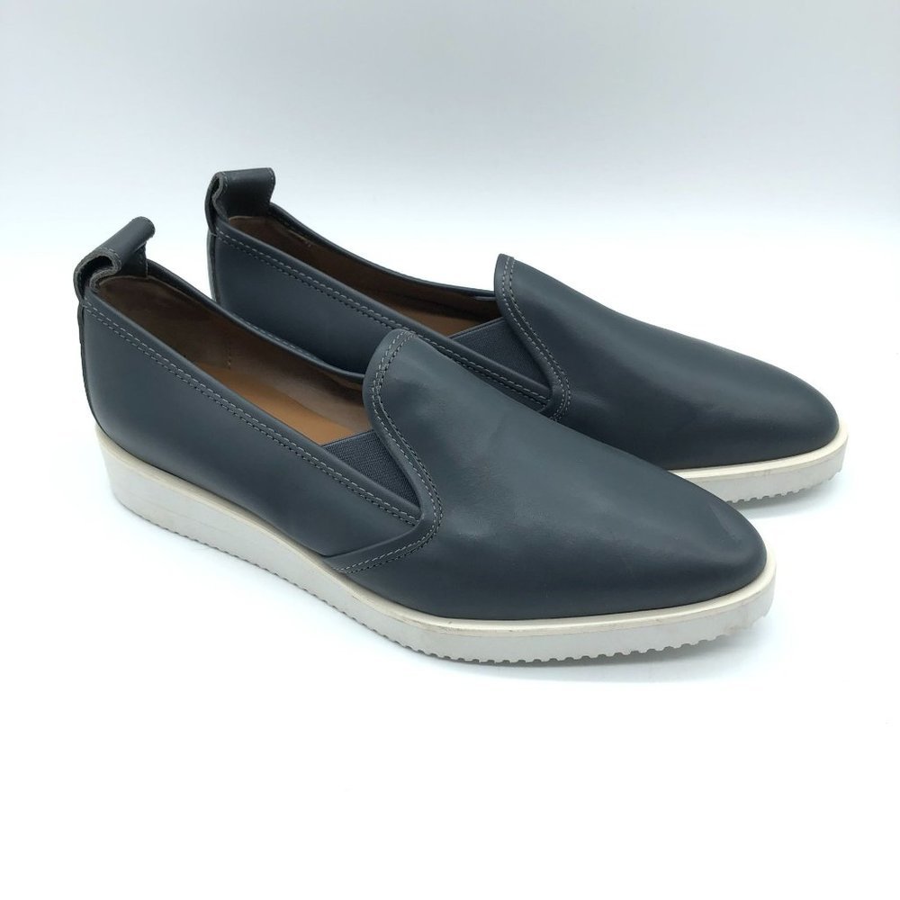 Everlane Shoes The Leather Street Shoe Loafer Slip On Black Size 8
